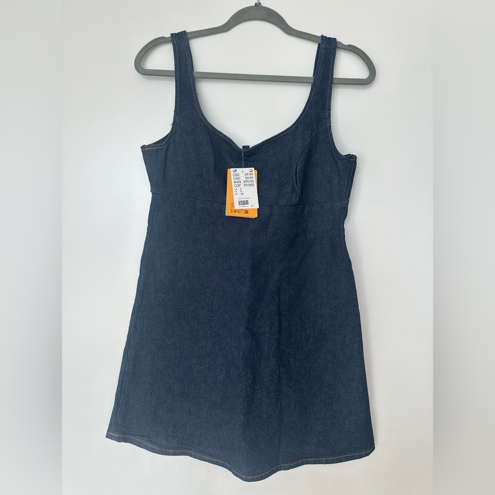 H&M Denim Sleeveless Dress